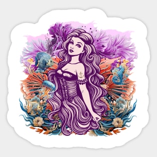 Mermaids of the Ocean 3 Sticker